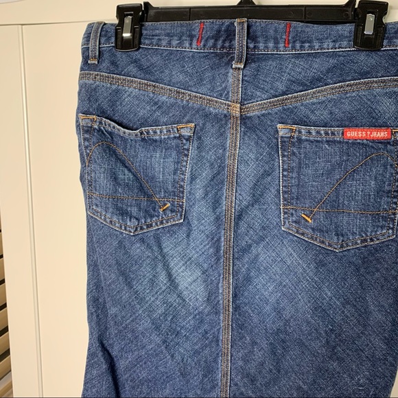 Guess Jeans Straight Denim Pencil Skirt - Picture 10 of 14